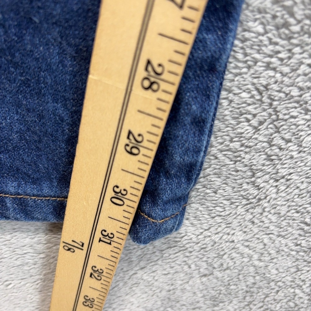 Wrangler FR Jeans Mens 33X32 Blue Flame Resistant 13 Original Straight Arc2 - Picture 7 of 11
